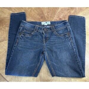 Jolt Jeans Womens Size 9 Dark Wash Bootcut Stretch Denim Low Rise Y2K Style